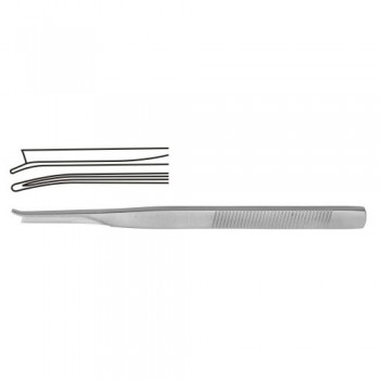 Silver Chisel Left Curved Stainless Steel, 18 cm - 7" Blade Width 5.0 mm